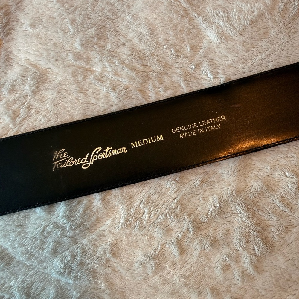 Tailored Sportsman Leather belt - Picture 2 of 9